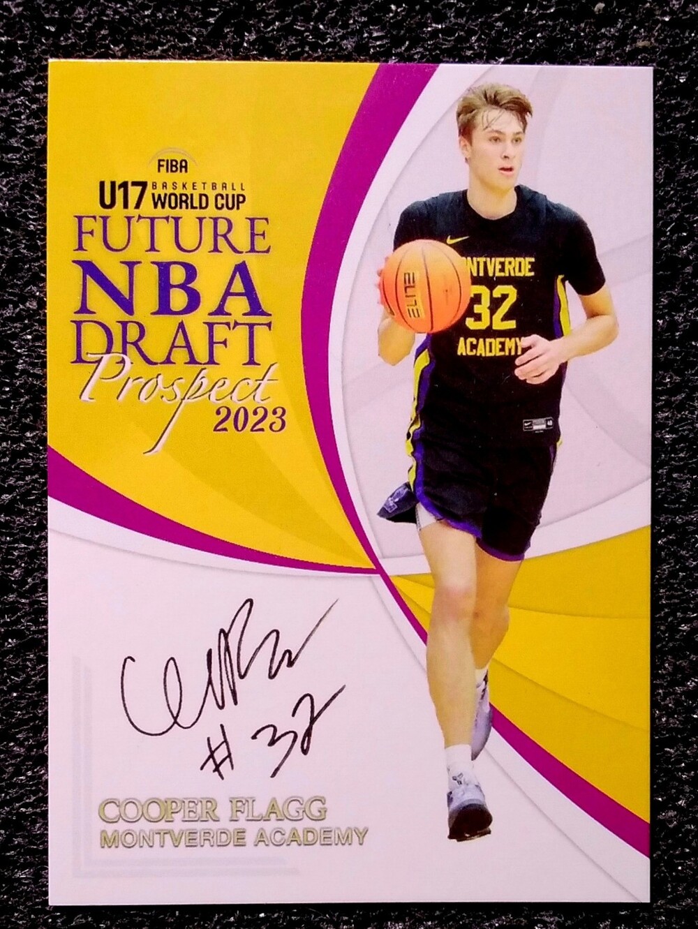Cooper Flagg Duke #1 NBA Draft Pick Autograph Basketball Rookie Card